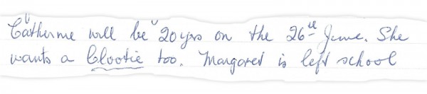 Letter extract